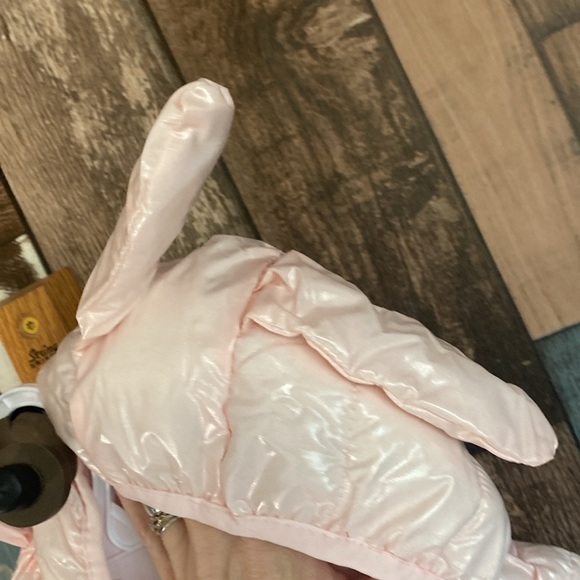 🐰Robeez pink sparkly bunny hoodie puffer jacket with matching bag - Picture 8 of 16